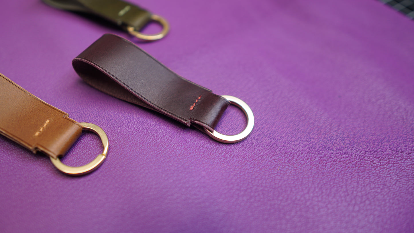 Italian Veg Tan Keychain