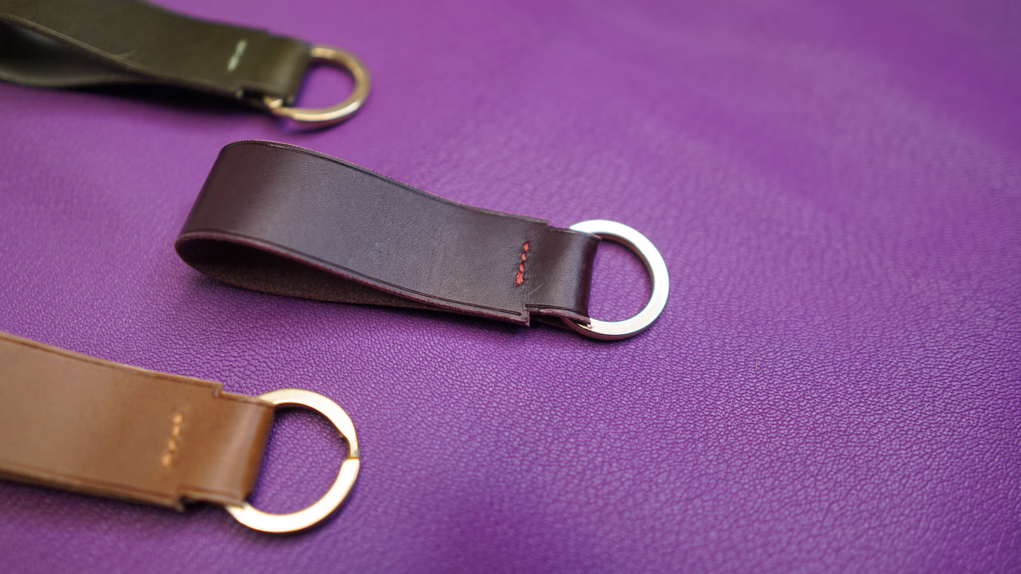 Italian Veg Tan Keychain