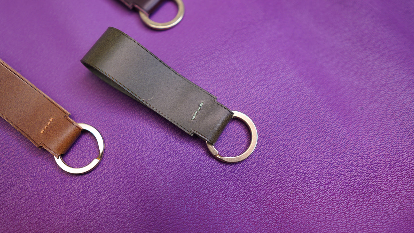 Italian Veg Tan Keychain